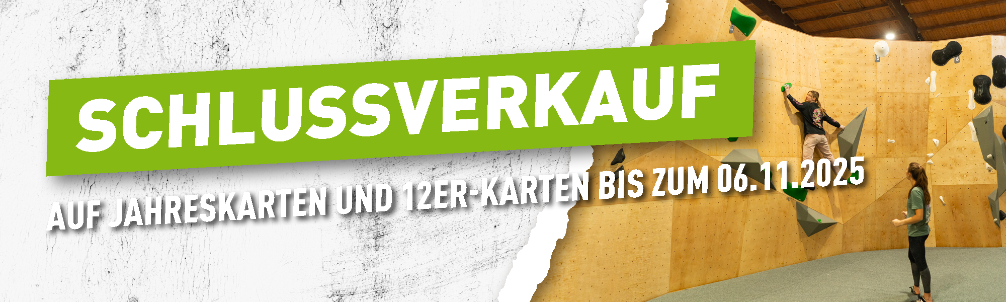 Schlussverkauf Jahreskarte